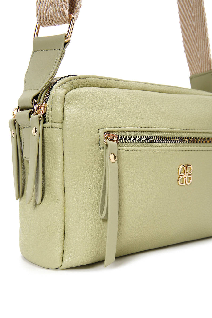 Women's Green Long Strap Crossbody Bag