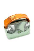 Women's Green Long Strap Metallic Crossbody Bag | Derimod