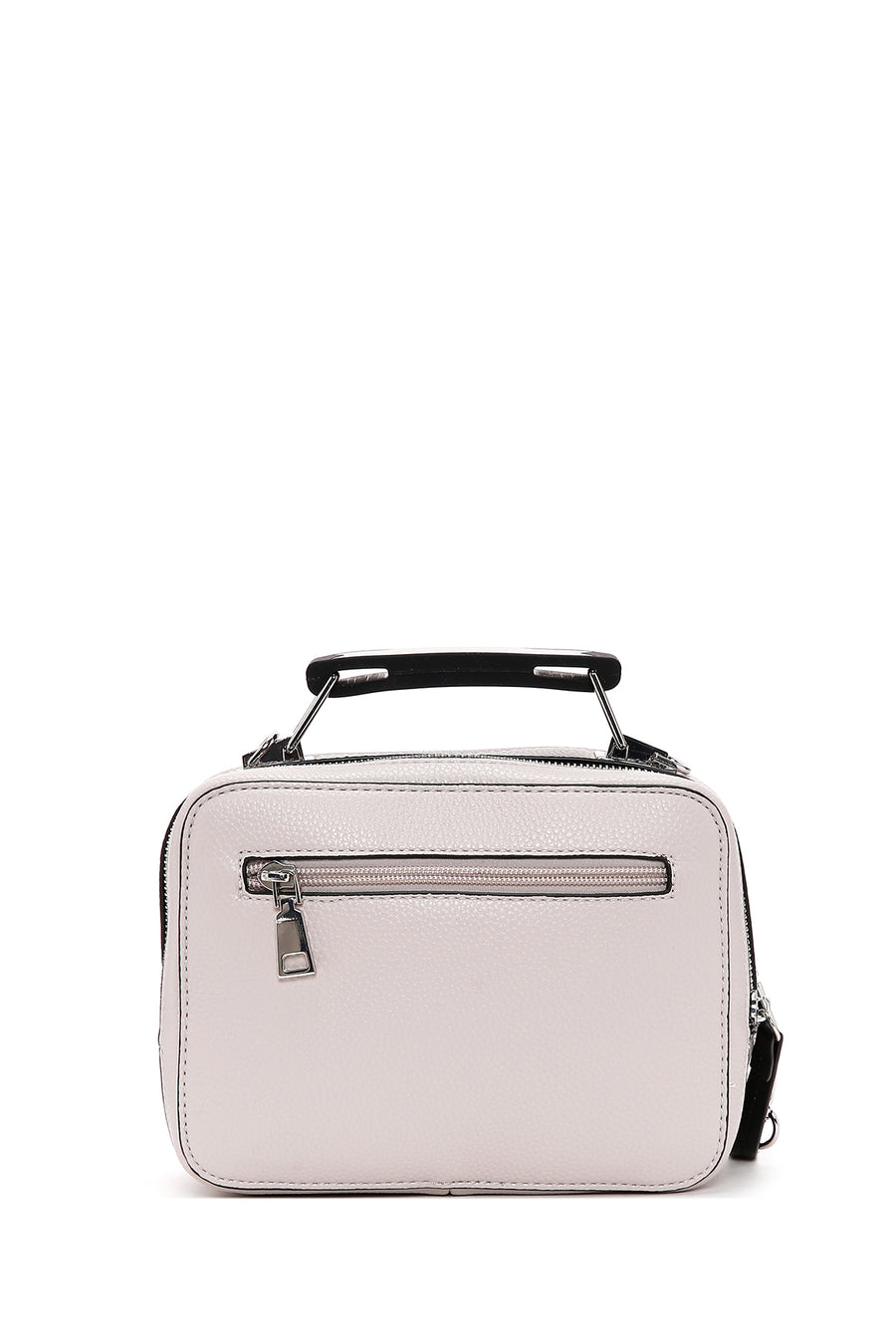 Women's Gray Long Strap Crossbody Bag