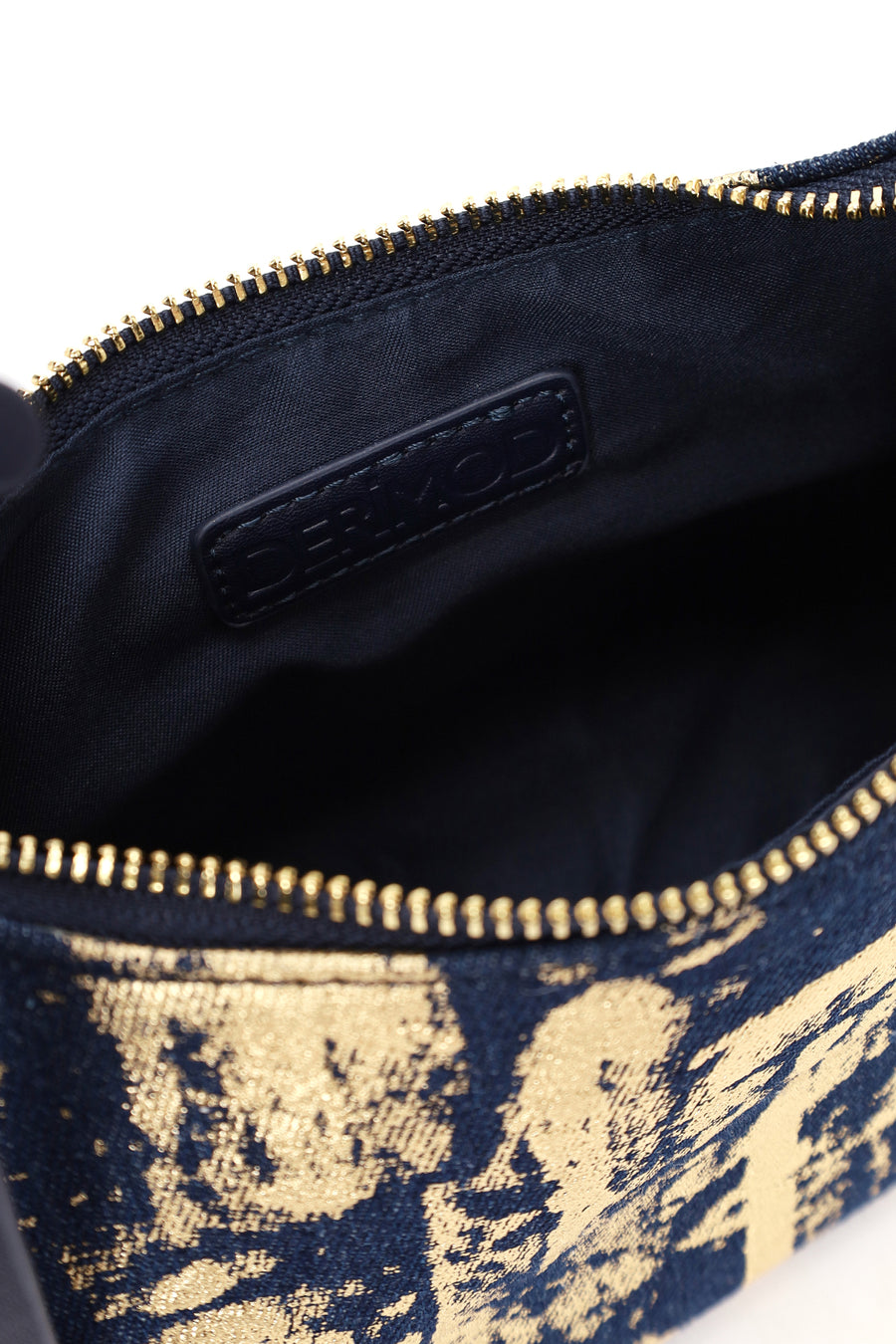 Women's Navy Blue Fabric Shoulder Bag
