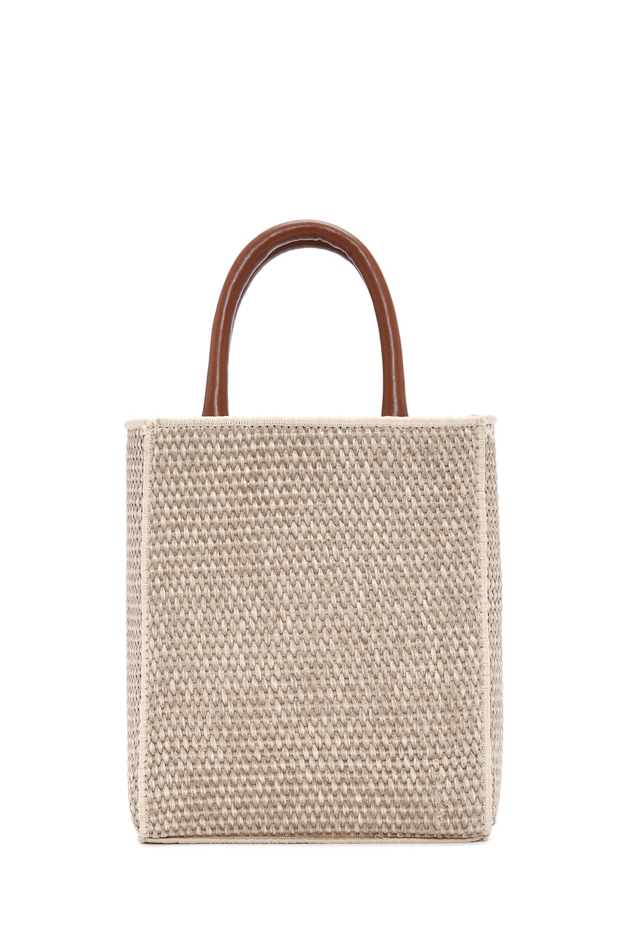 Women's Beige Long Strap Straw Crossbody Bag