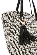 Women's Beige Straw Shoulder Bag | Derimod