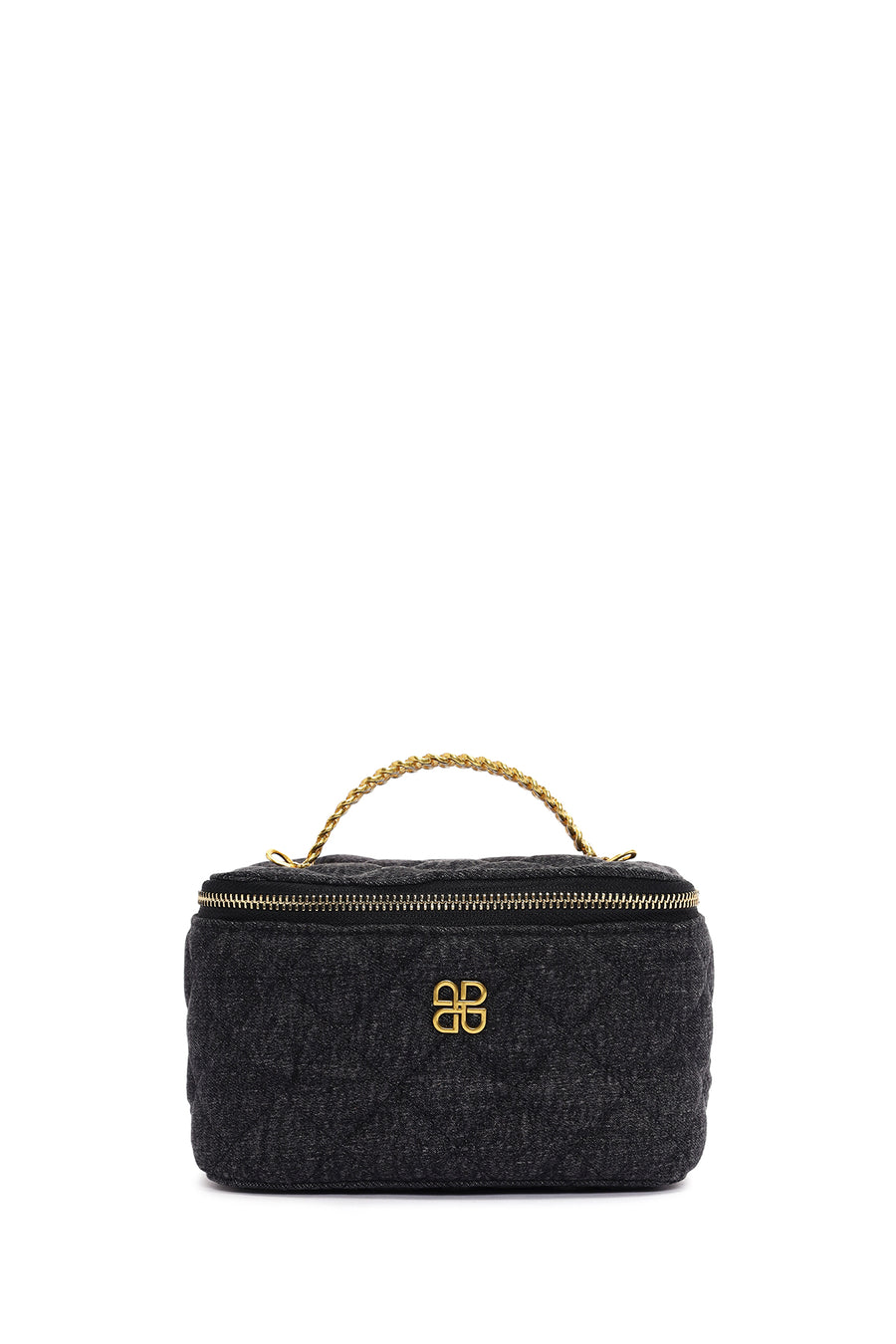 Women Blue Long Strap Quilted Crossbody Bag