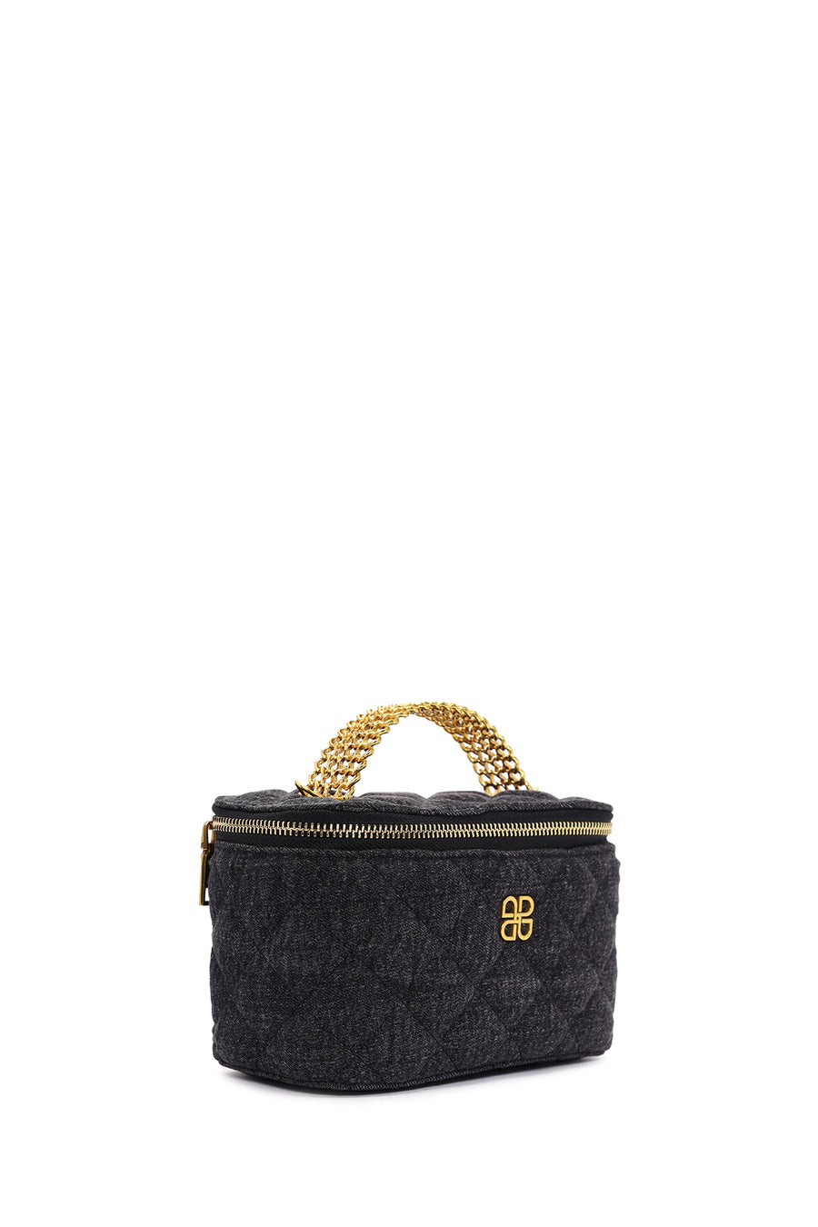Women Blue Long Strap Quilted Crossbody Bag