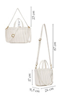 Women's Cream Long Strap Shoulder Bag | Derimod