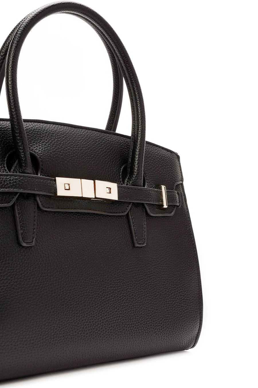 Women's Black Long Strap Classic Handbag