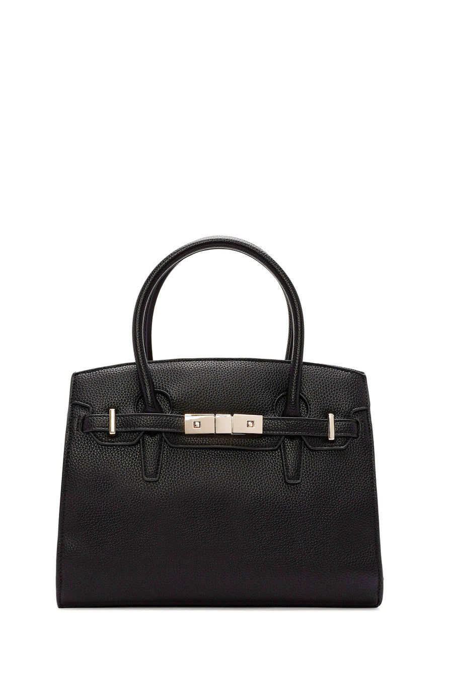Women's Black Long Strap Classic Handbag