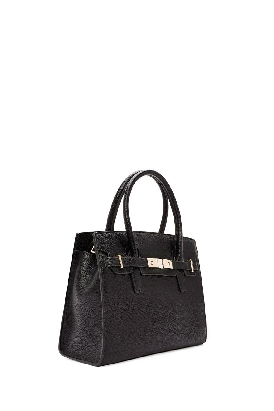 Women's Black Long Strap Classic Handbag