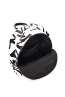 Women's Black Printed Backpack | Derimod