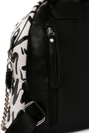 Women's Black Printed Backpack | Derimod