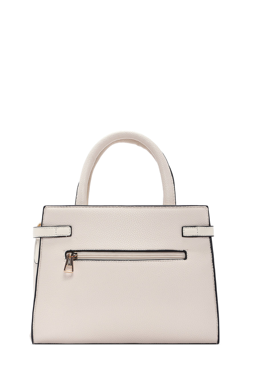 Women's Cream Long Strap Shoulder Bag