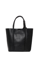 Women's Black Long Strap Shoulder Bag with Accessory Detail | Derimod