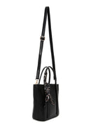 Women's Black Long Strap Shoulder Bag with Accessory Detail | Derimod