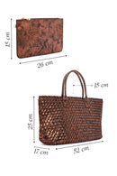 Women's Bronze Knit Shoulder Bag | Derimod