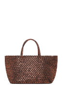 Women's Bronze Knit Shoulder Bag | Derimod