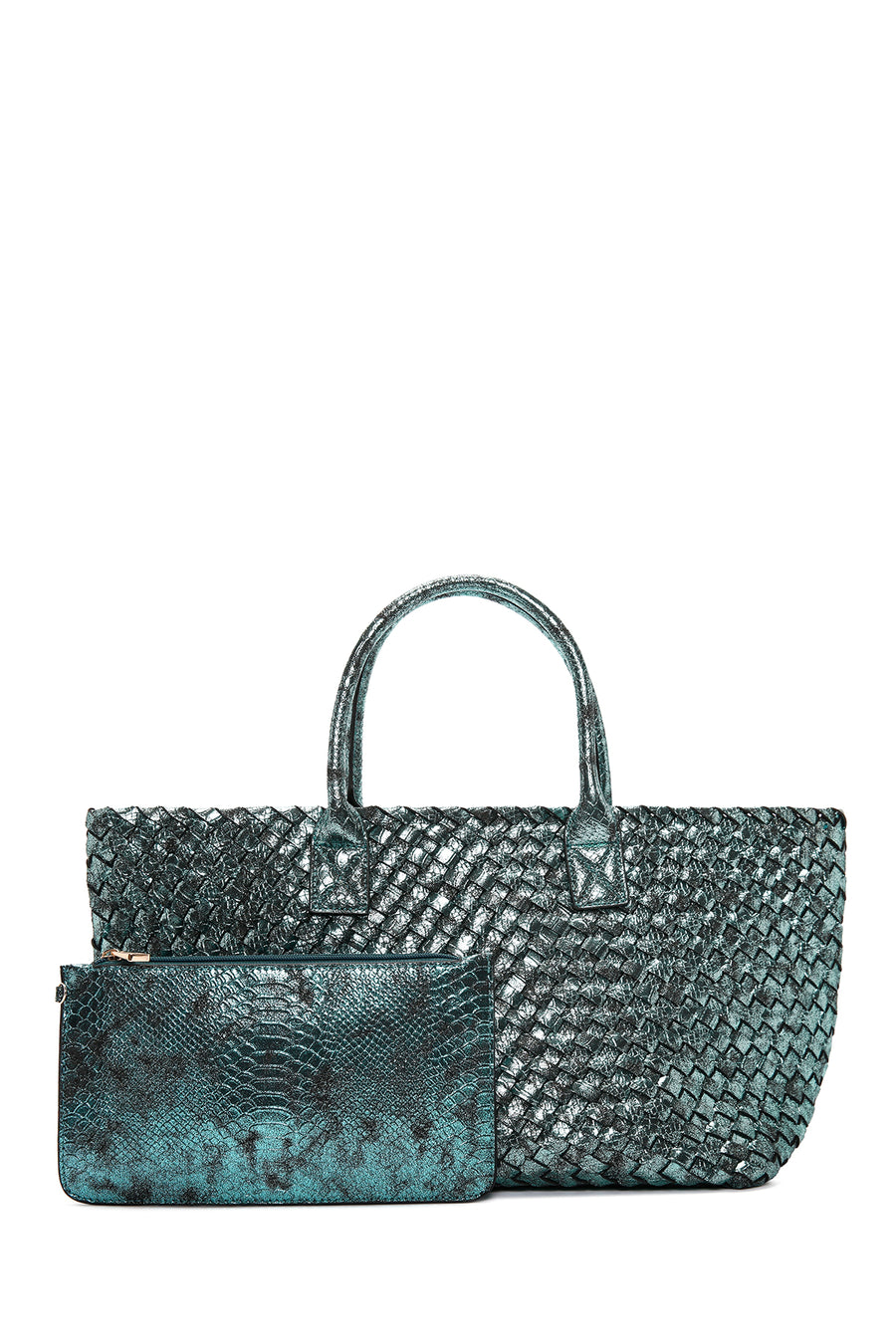 Women's Green Knitted Shoulder Bag 24SBD262129 | Derimod