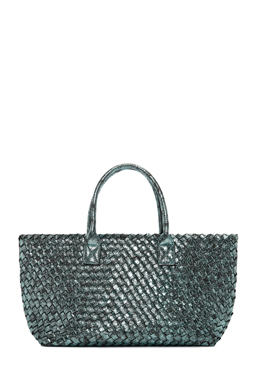 Women's Green Knitted Shoulder Bag