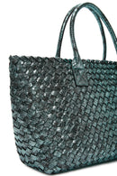 Women's Green Knitted Shoulder Bag | Derimod
