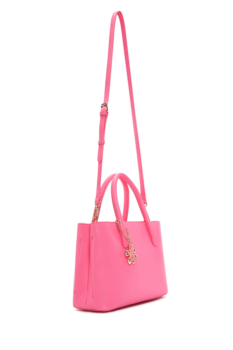 Women's Pink Long Strap Shoulder Bag