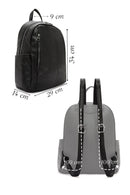 Women's Black Casual Backpack | Derimod