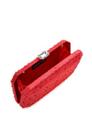 Women's Orange Long Chain Strap Stoned Clutch Bag | Derimod