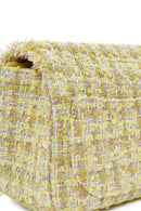 Women's Yellow Long Strap Shoulder Bag with Accessories | Derimod