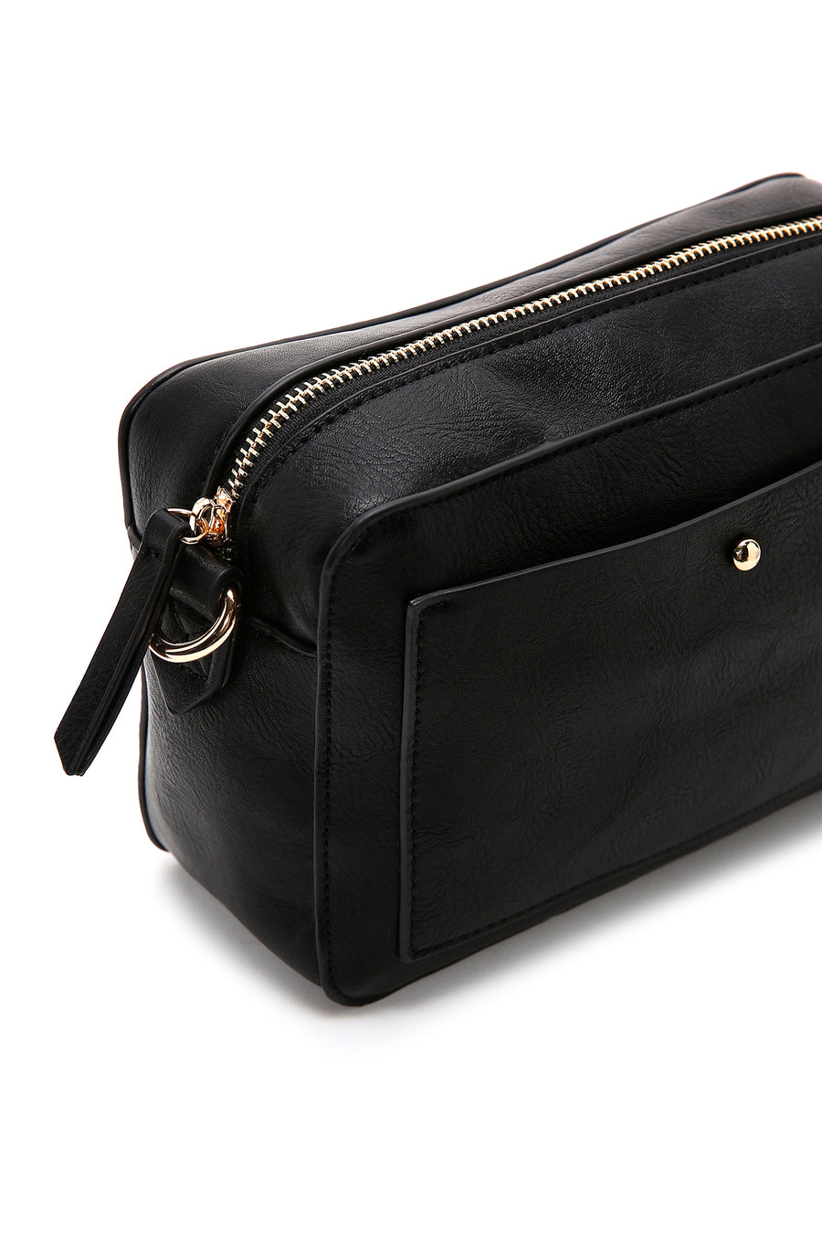 Women's Black Long Strap Crossbody Bag