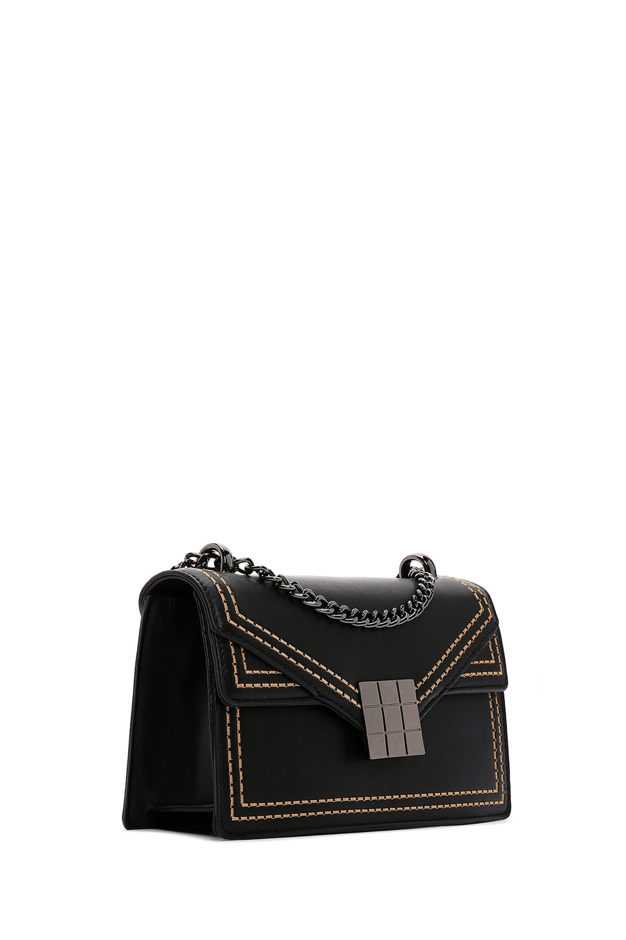 Women's Black Long Strap Crossbody Bag