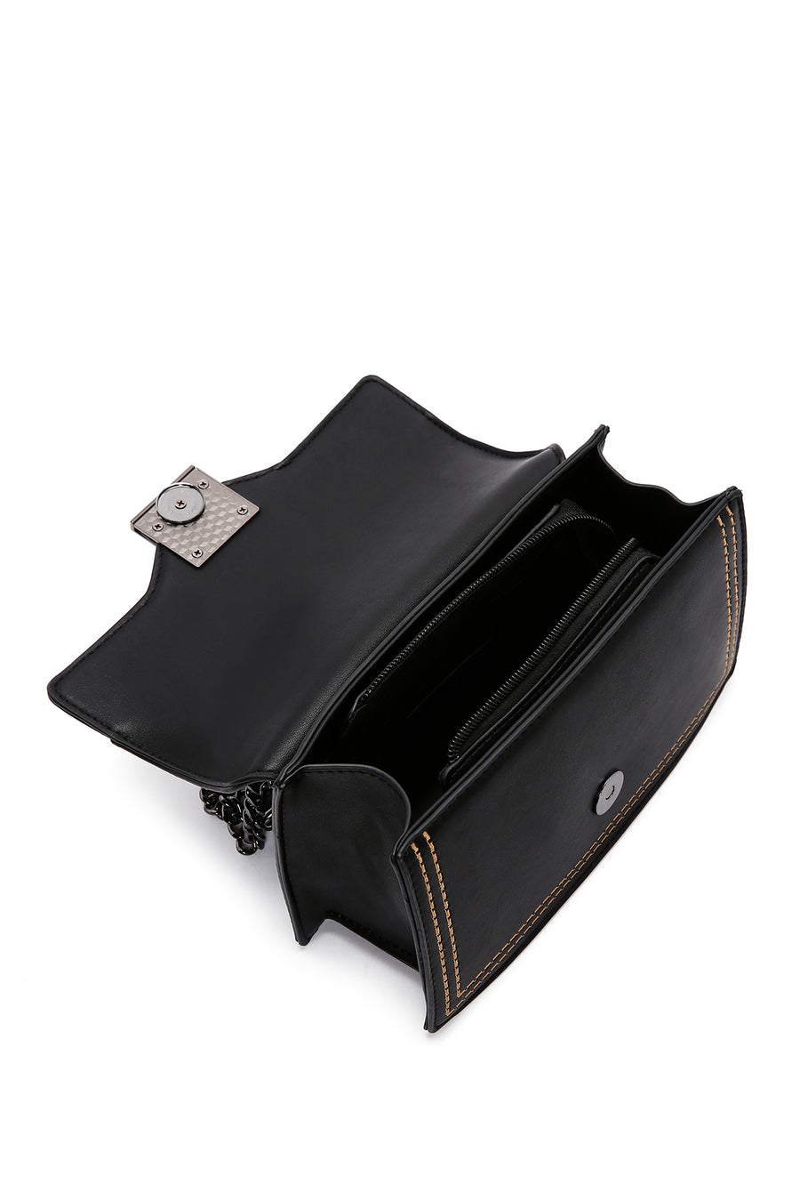Women's Black Long Strap Crossbody Bag