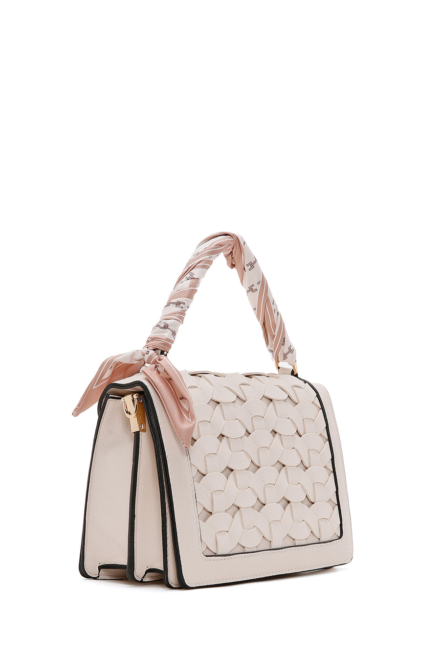 Women's Beige Long Strap Crossbody Bag