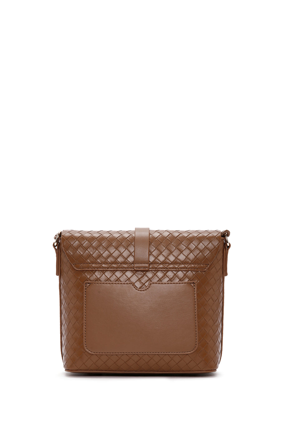 Women's Tan Long Strap Crossbody Bag