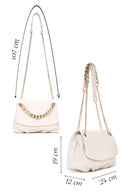 Women's Beige Long Chain Strap Shoulder Bag | Derimod