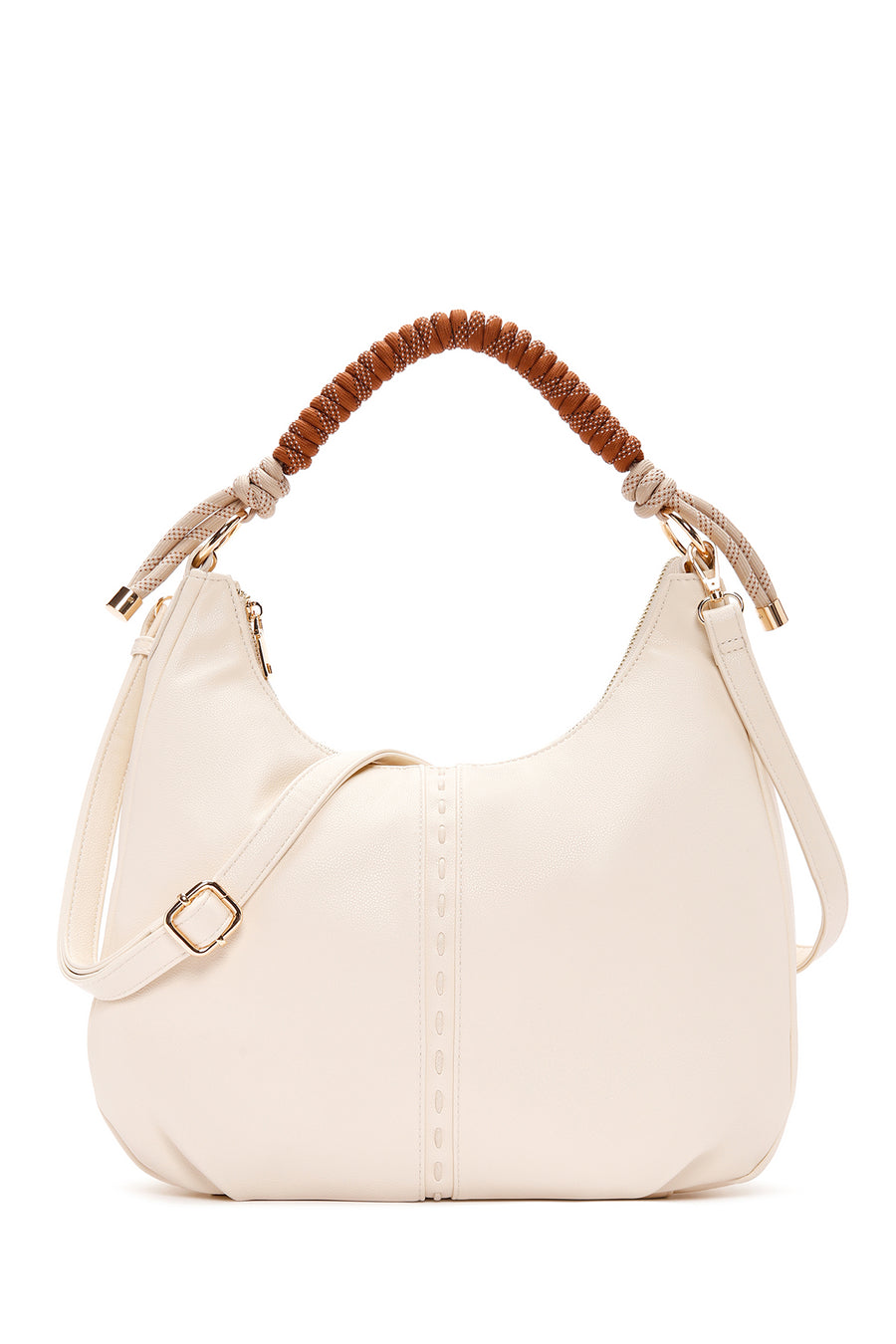 Women's Cream Long Strap Shoulder Bag 24SBD282318 | Derimod