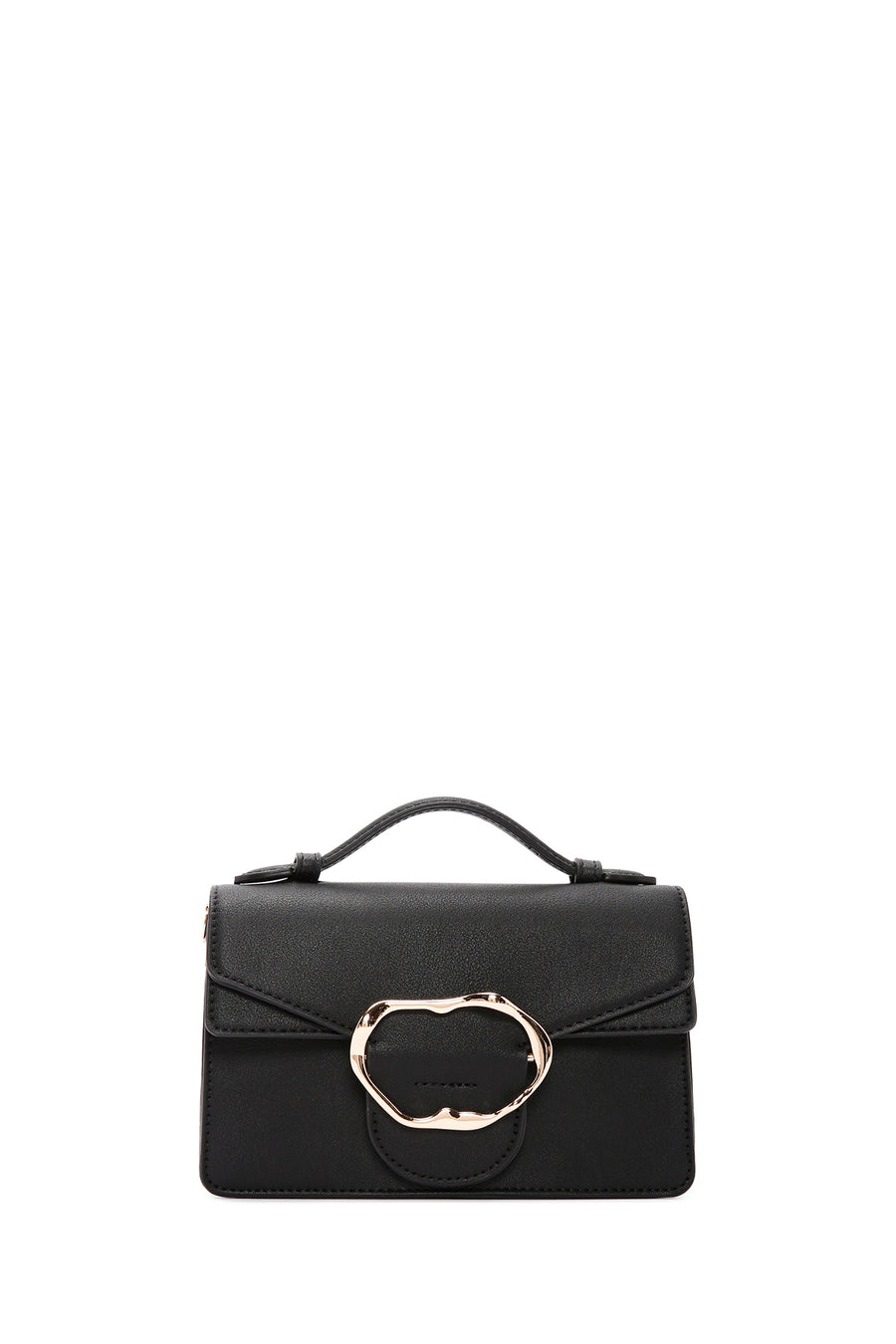 Women's Black Long Strap Crossbody Bag