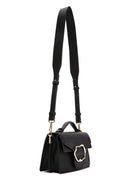 Women's Black Long Strap Crossbody Bag | Derimod