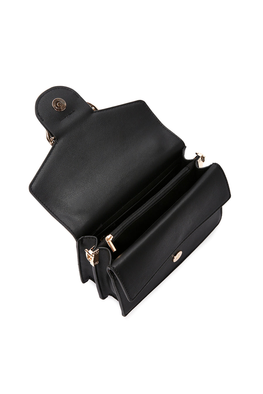 Women's Black Long Strap Crossbody Bag