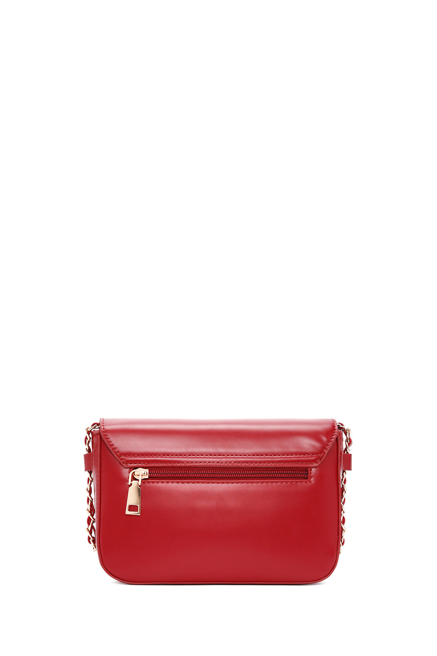 Women's Red Long Strap Crossbody Bag