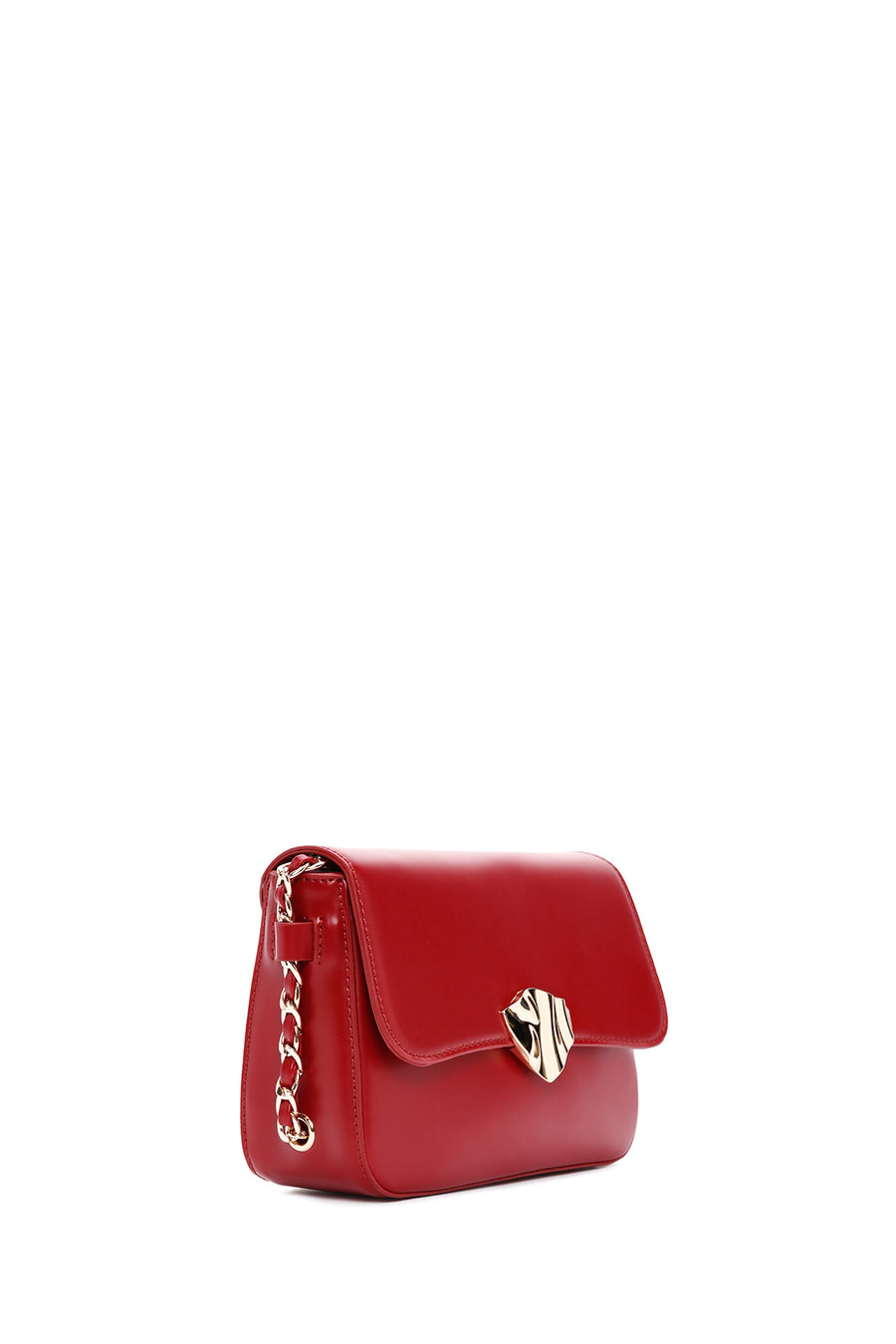 Women's Red Long Strap Crossbody Bag