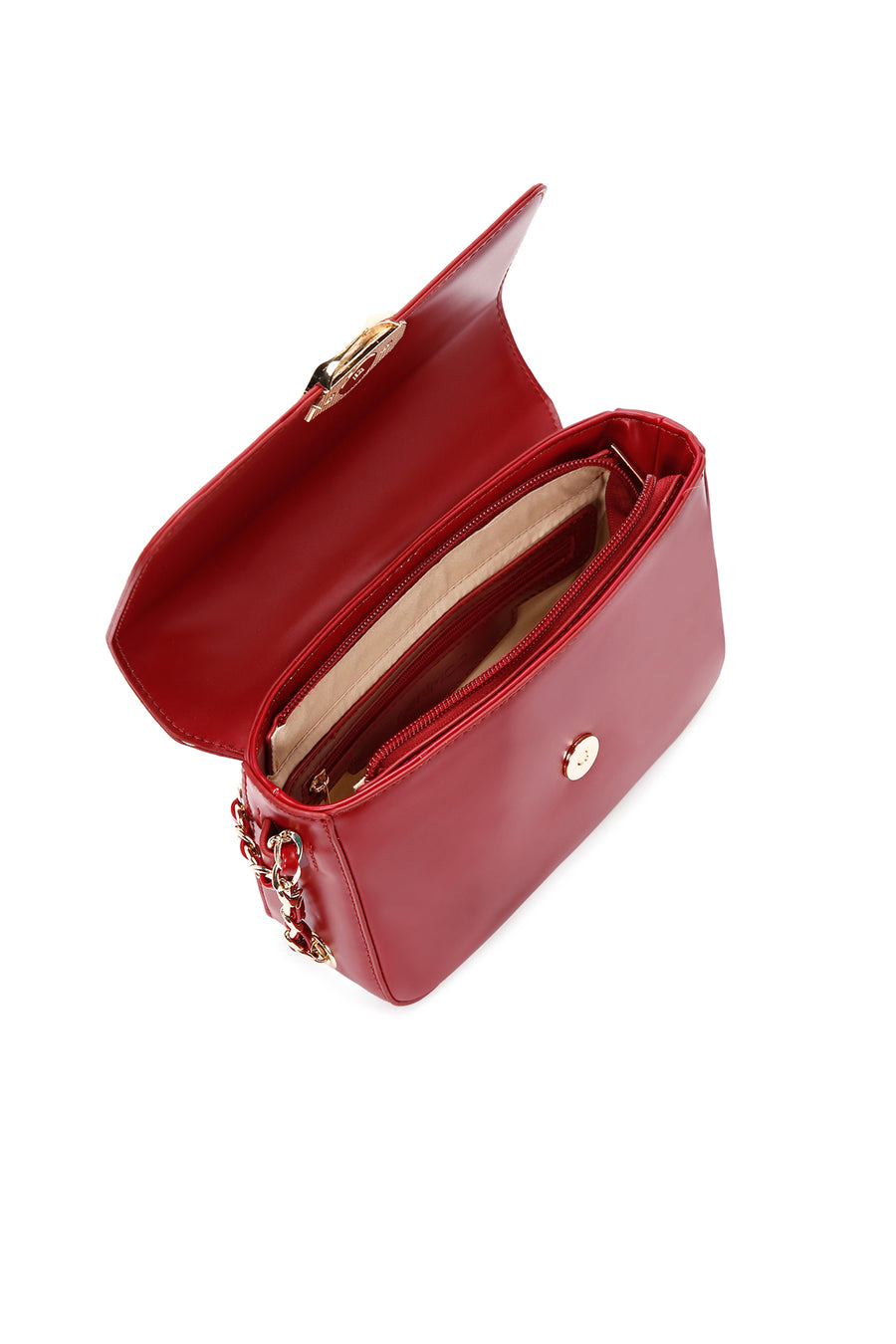 Women's Red Long Strap Crossbody Bag
