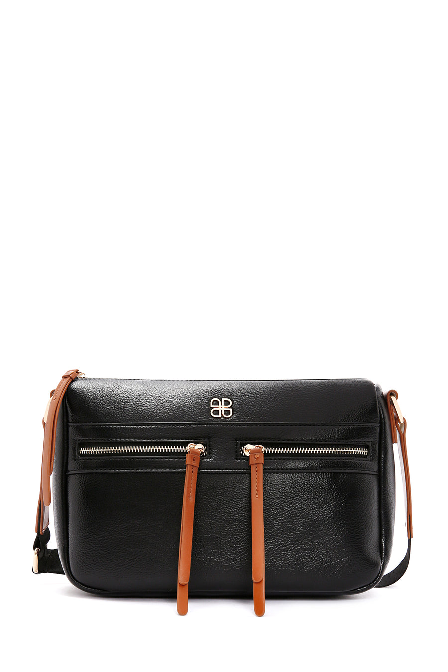 Women's Black Long Strap Crossbody Bag