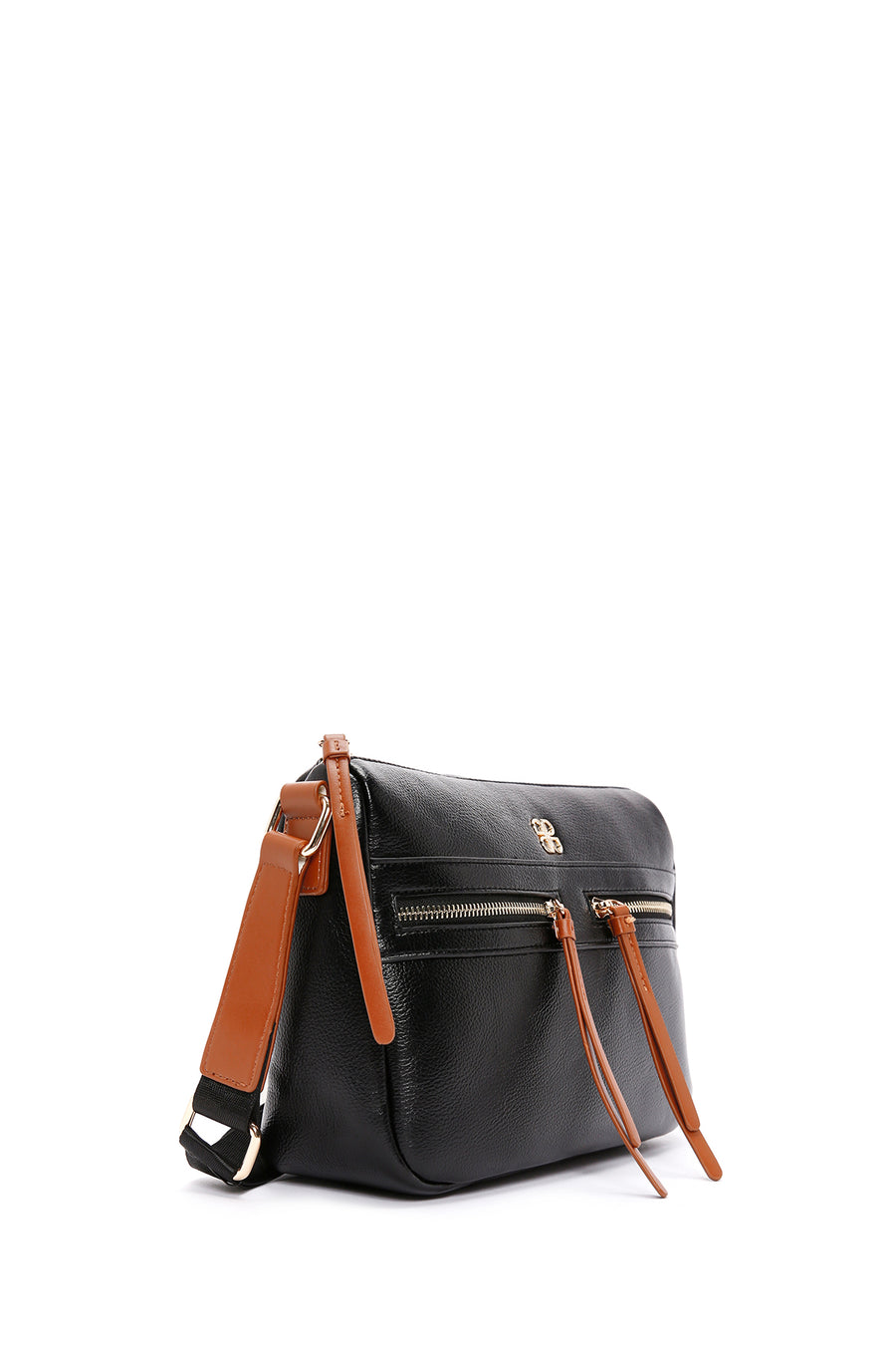 Women's Black Long Strap Crossbody Bag
