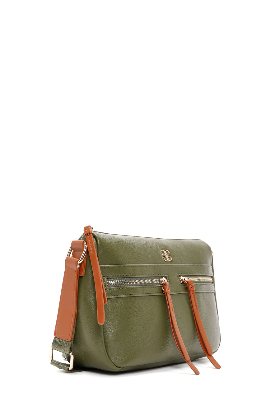 Women's Green Long Strap Crossbody Bag