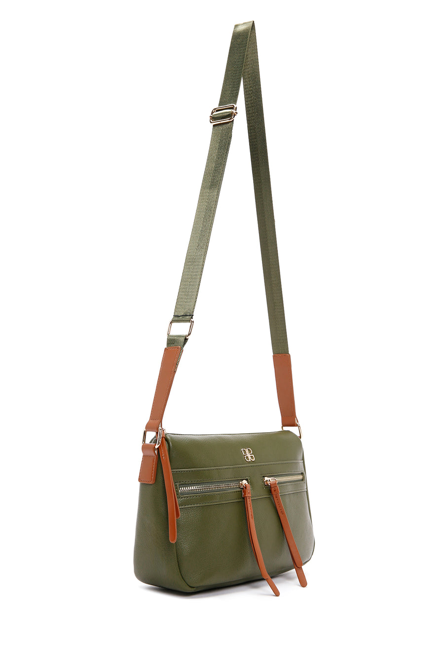 Women's Green Long Strap Crossbody Bag