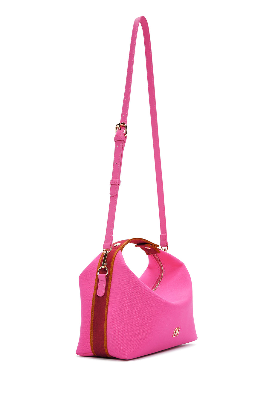 Women's Pink Long Strap Crossbody Bag