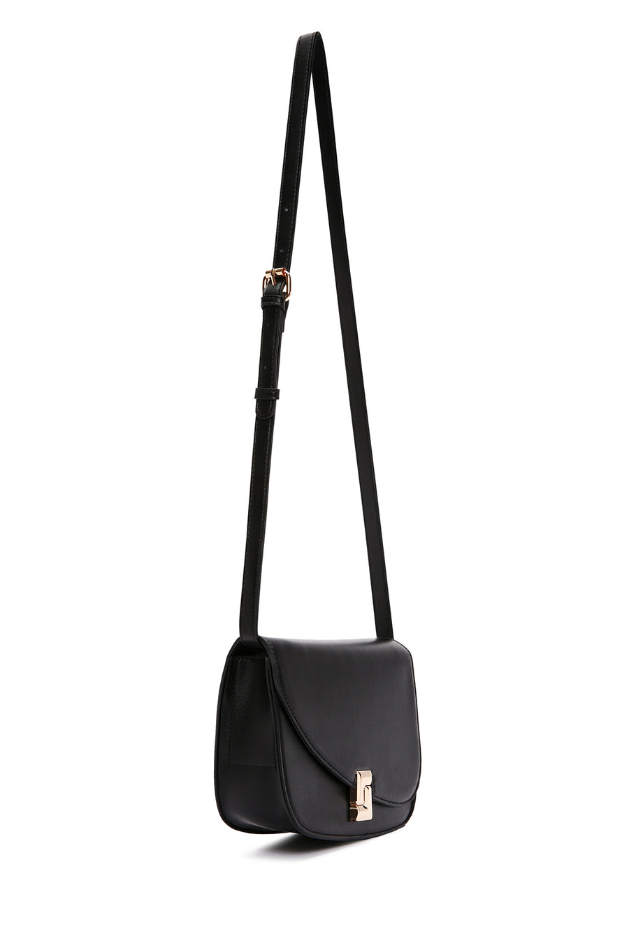 Women's Black Long Strap Crossbody Bag