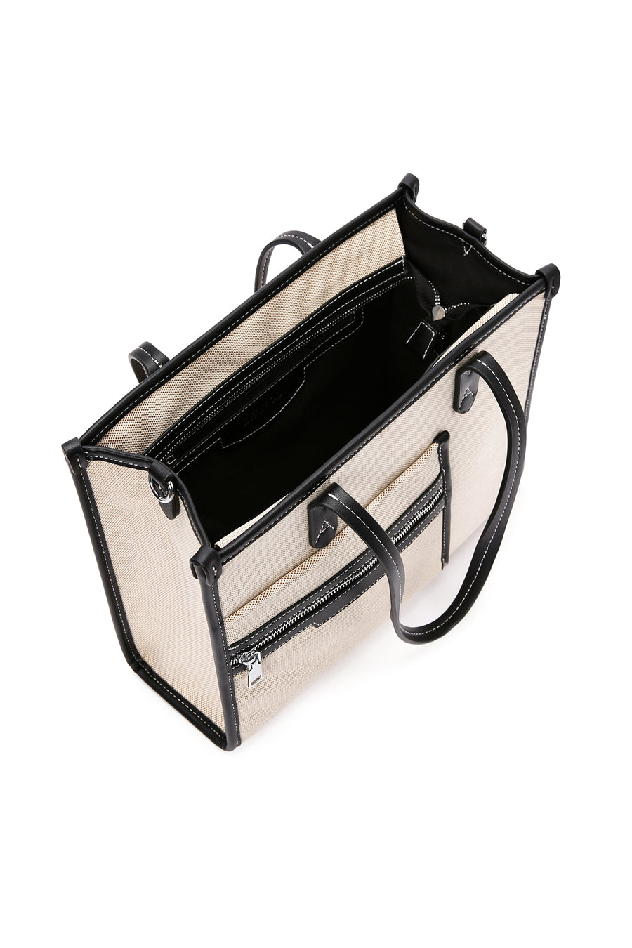 Women's Beige Long Strap Fabric Handbag