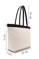 Women's Cream Fabric Shoulder Bag | Derimod