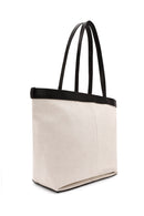 Women's Cream Fabric Shoulder Bag | Derimod