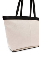 Women's Cream Fabric Shoulder Bag | Derimod
