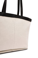 Women's Cream Fabric Shoulder Bag | Derimod